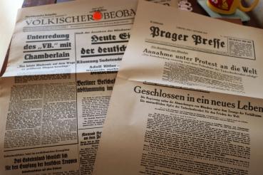 Preview: Zeitung Original-Nachdruck - Völkischer Beobachter Norddeutsche Ausgabe 01.10.1938 (2)